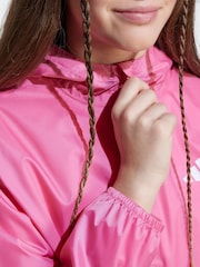 adidas Pink Waterproof Rain Jacket Kids - Image 7 of 8