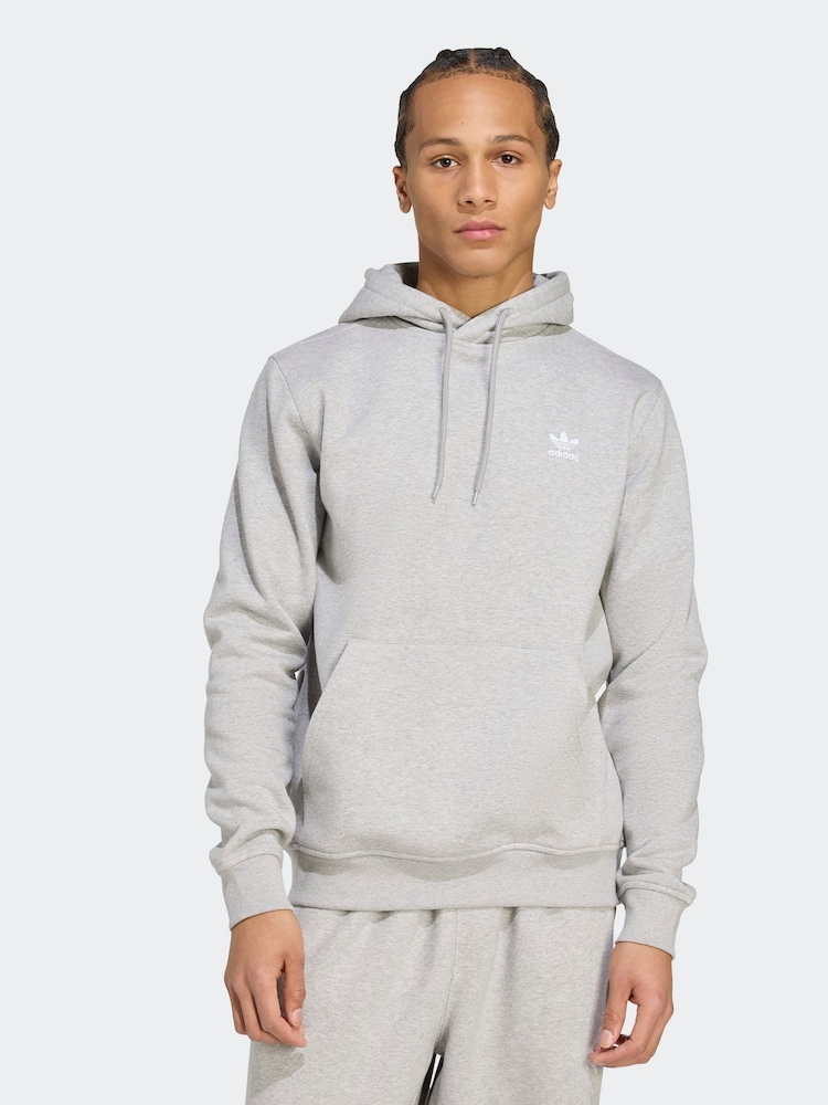 Cinza - adidas originals Trefoil Essentials Hoodie - Imagem 1 de 6