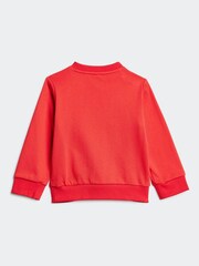adidas Red Essentials Joggers Infant Kids - Image 3 of 7