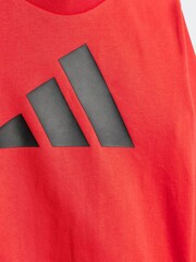adidas Red Essentials Joggers Infant Kids - Image 5 of 7