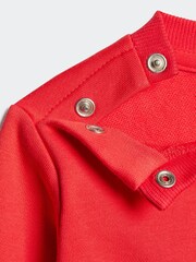 adidas Red Essentials Joggers Infant Kids - Image 6 of 7