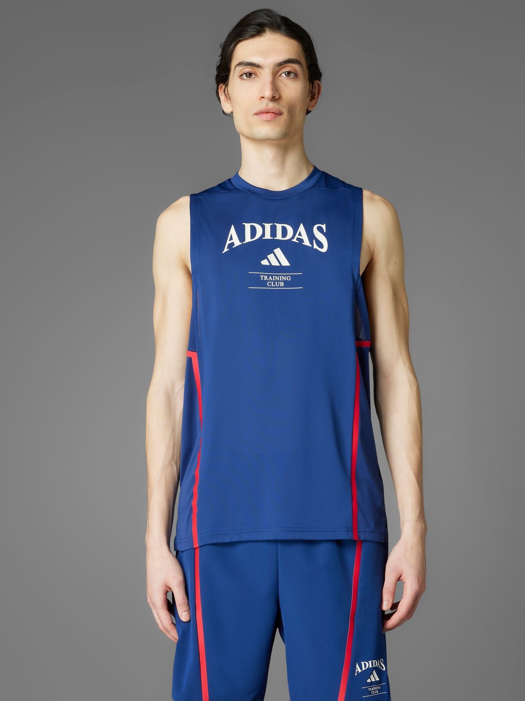 Buy adidas Blue Designed For Training Legacy Tank Top from Next USA