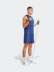 adidas Blue Designed For Training Legacy Tank Top - Image 3 of 6