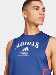adidas Blue Designed For Training Legacy Tank Top - Image 4 of 6