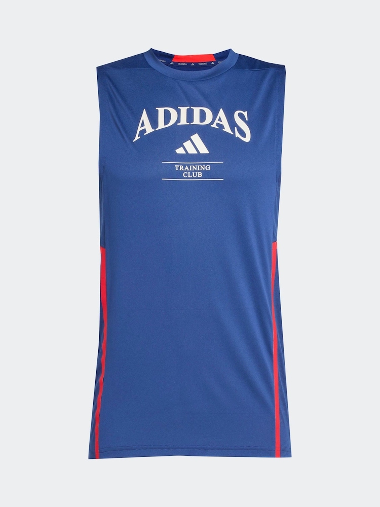 adidas Blue Designed For Training Legacy Tank Top - Image 6 of 6