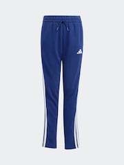 adidas Blue Essentials Tiberio 3-Stripes French Terry Tracksuit Kids - Image 8 of 8