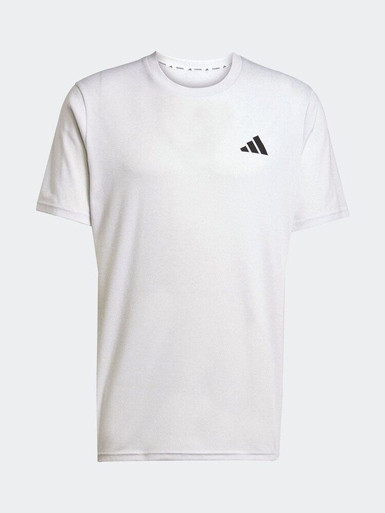 adidas White Train Essentials Feelready Novelty T-Shirt - Image 6 of 6