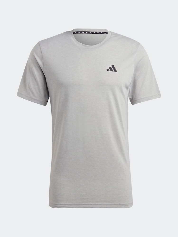 adidas Grey Train Essentials Feelready Training T-Shirt - Image 1 of 2
