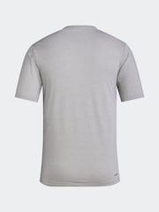 adidas Grey Train Essentials Feelready Training T-Shirt - Image 2 of 2