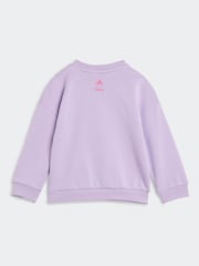 adidas Purple Disney Minnie Mouse Sweatshirt and Joggers Set Infant Kids - Image 3 of 7