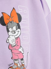 adidas Purple Disney Minnie Mouse Sweatshirt and Joggers Set Infant Kids - Image 6 of 7