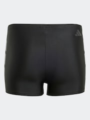 adidas Black Big Bars Swim Boxers Kids - Image 2 of 5