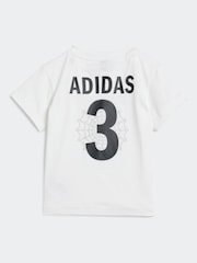 adidas White Marvel Spider-Man Infant Kids T-Shirt and Shorts Set - Image 3 of 7