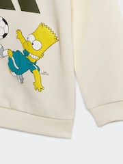 adidas Brown The Simpsons Sweatshirt and Jogger Set Infant Kids - Image 5 of 6