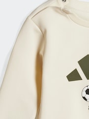 adidas Brown The Simpsons Sweatshirt and Jogger Set Infant Kids - Image 6 of 6