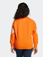 adidas Orange Disney Mickey Mouse Sweatshirt Little Kids - Image 2 of 4