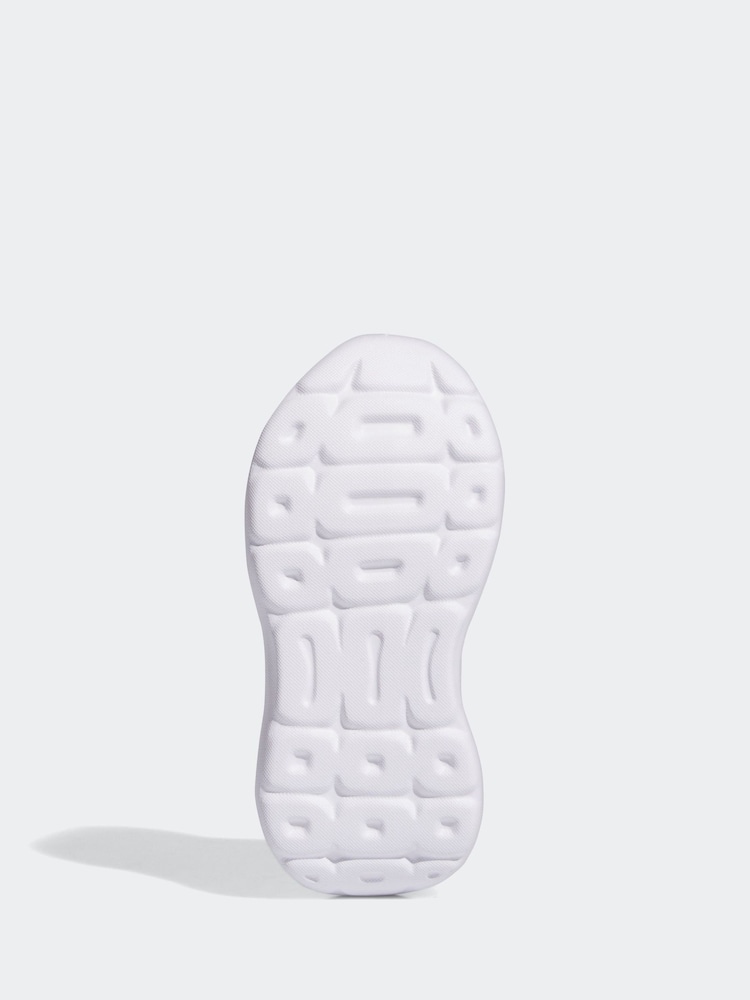 adidas White Tensaur Run 2.0 Hook and Loop Kids Trainers - Image 6 of 8