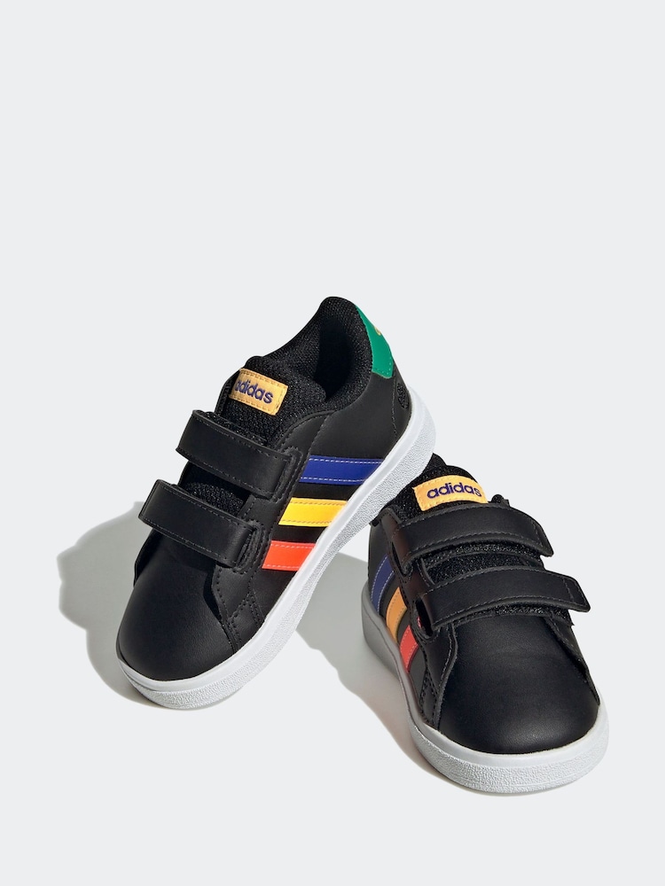 adidas Black Grand Court 2.0 Trainers - Image 1 of 9