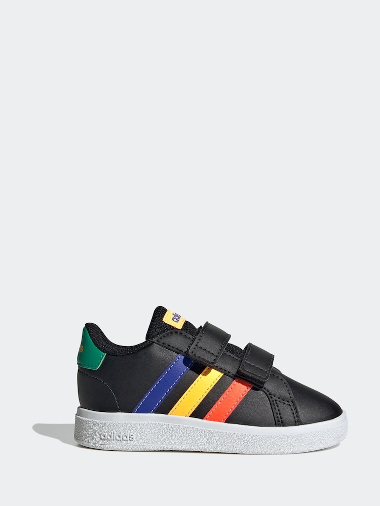 adidas Black Grand Court 2.0 Trainers - Image 2 of 9