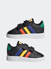 adidas Black Grand Court 2.0 Trainers - Image 4 of 9