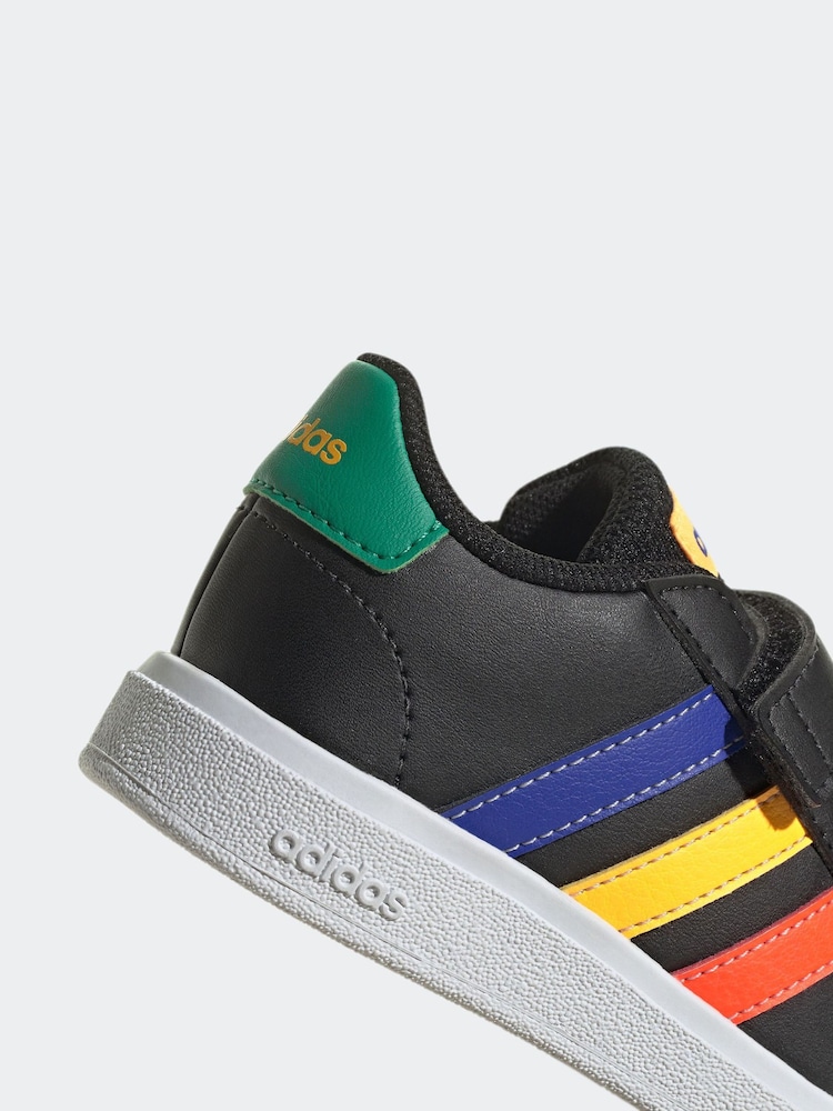 adidas Black Grand Court 2.0 Trainers - Image 9 of 9