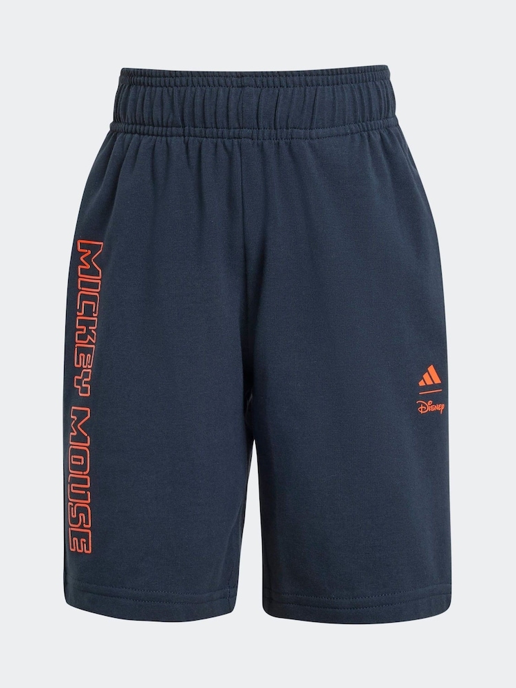 adidas Blue Disney Mickey Mouse T-Shirt and Shorts Set Little Kids - Image 7 of 7