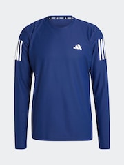 adidas Blue Own the Run Long Sleeve Long-Sleeve Top - Image 7 of 7