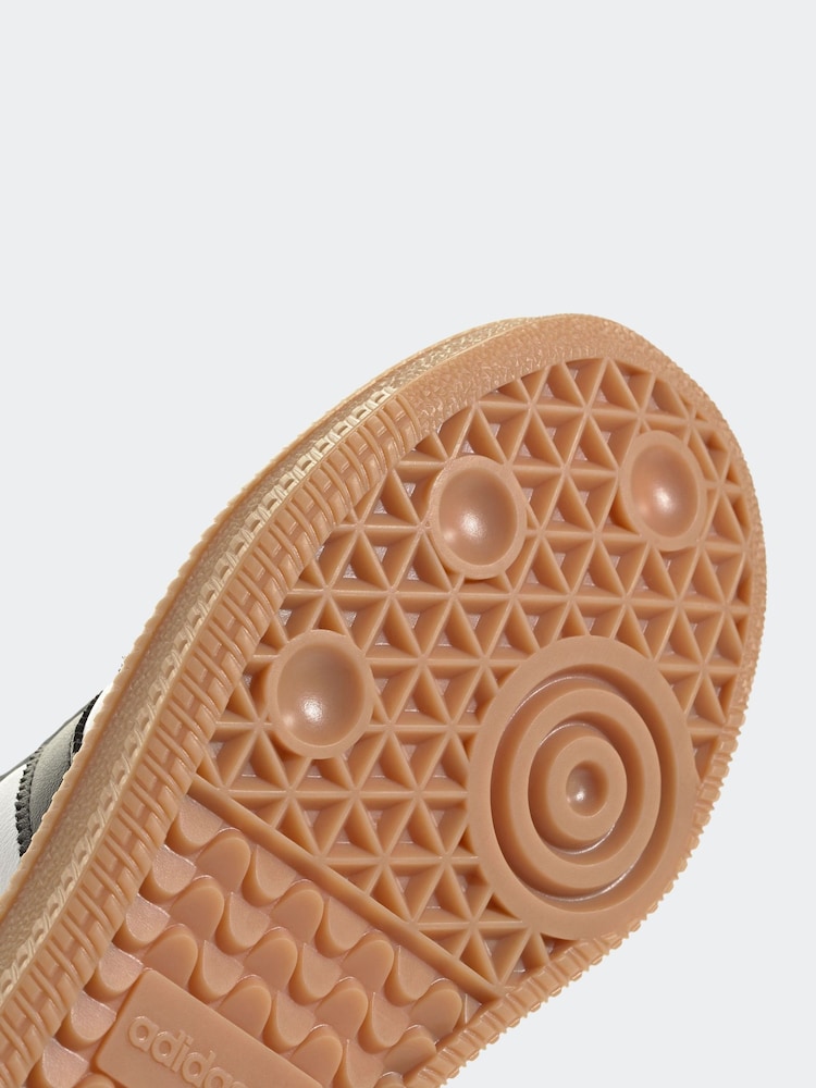 adidas Originals White Samba XLG Lace Junior Trainers - Image 9 of 9