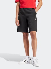 adidas Originals Black Trefoil Essentials Shorts - Image 1 of 6