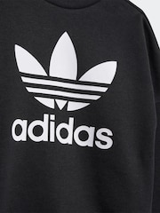 adidas Originals Black Loose Sweatshirt and Flared Leggings Set - Image 5 of 7