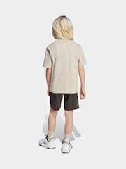 adidas Brown The Simpsons T-Shirt and Shorts Set Little Kids - Image 2 of 8