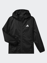 adidas Black Waterproof Rain Jacket Kids - Image 1 of 1