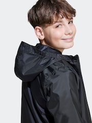 adidas Black Waterproof Rain Jacket Kids - Image 5 of 6