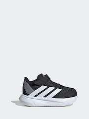 adidas Black Duramo 2.0 Hook and Loop Infant Trainers - Image 1 of 8