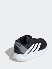 adidas Black Duramo 2.0 Hook and Loop Infant Trainers - Image 4 of 8