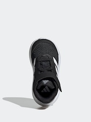 adidas Black Duramo 2.0 Hook and Loop Infant Trainers - Image 5 of 8