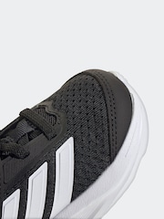 adidas Black Duramo 2.0 Hook and Loop Infant Trainers - Image 7 of 8