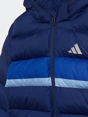 أزرق - سترة أطفال رضع محشوة من مواد صناعية من adidas - صورة 3 من 5