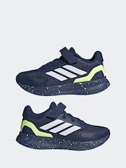adidas Blue Kids Runfalcon 5 Trainers - Image 5 of 9