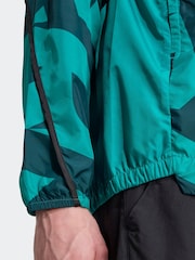 adidas Green Terrex Multi Printed Wind Jacket - Image 4 of 6