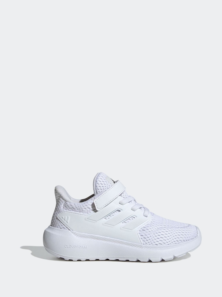 adidas White Ultimashow 2.0 Hook and Loop Kids Trainers - Image 1 of 8