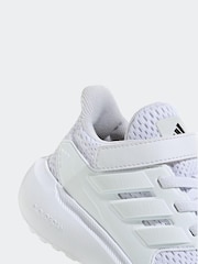 adidas White Ultimashow 2.0 Hook and Loop Kids Trainers - Image 7 of 8