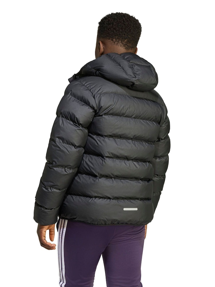adidas Black Synthetic Down Kids Jacket - Image 2 of 9