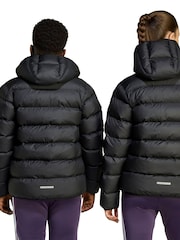 adidas Black Synthetic Down Kids Jacket - Image 6 of 9