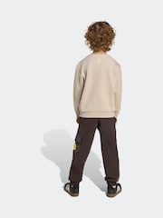 adidas Brown The Simpsons Sweatshirt and Jogger Little Kids - Image 2 of 9