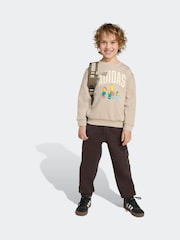 adidas Brown The Simpsons Sweatshirt and Jogger Little Kids - Image 3 of 9