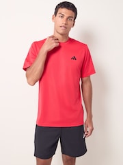 adidas Red Train Essentials Training T-Shirt - Image 1 of 5