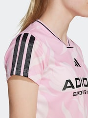 adidas Pink House of Tiro Colors of Football Crop T-Shirt Kids - Image 5 of 6