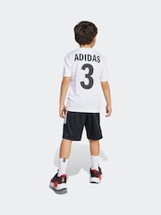 adidas White Marvel Spider-Man T-Shirt and Shorts Set Little Kids - Image 3 of 5