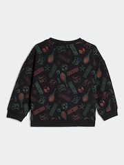 adidas Black Disney Mickey Mouse Sweatshirt and Jogger Infant Kids - Image 3 of 7